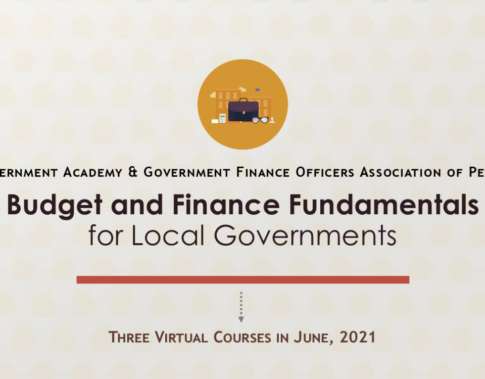 Budget and Finance Fundamentals for Local Governments