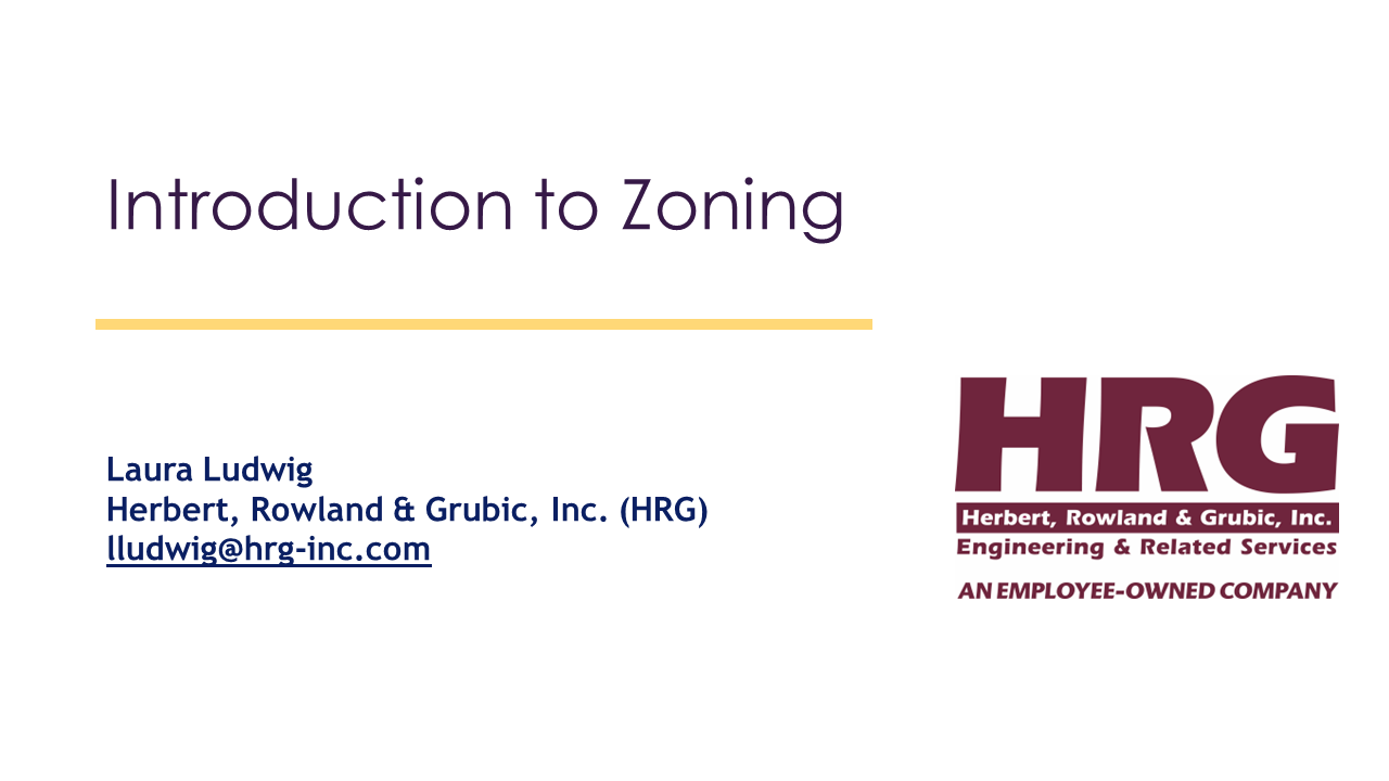 Local Government 101: Introduction to Zoning