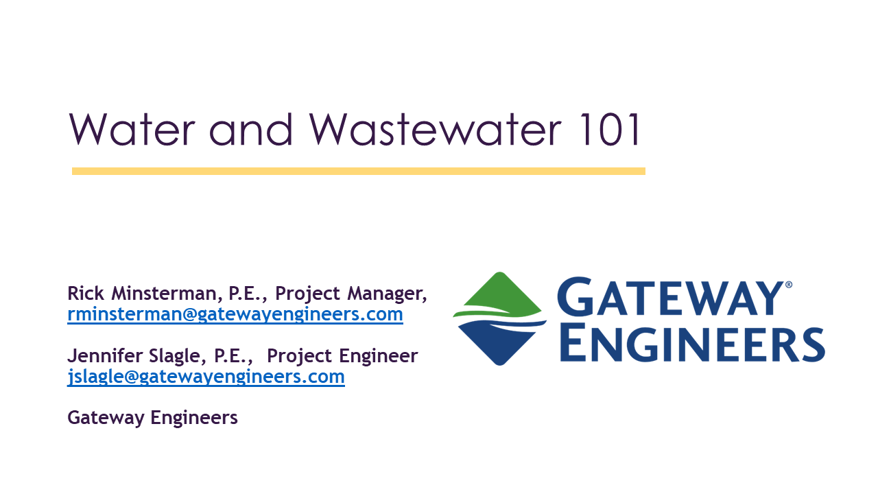 Local Government 101: Water and Wastewater 101